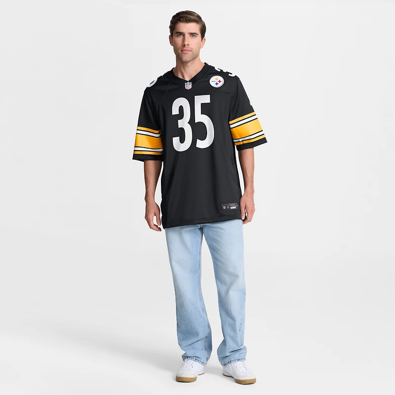 Men's Nike Jamel Dean Black Pittsburgh Steelers Team Game Jersey