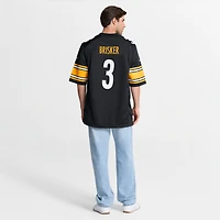 Maillot de match Nike Jaquan Brisker noir pour homme, Pittsburgh Steelers