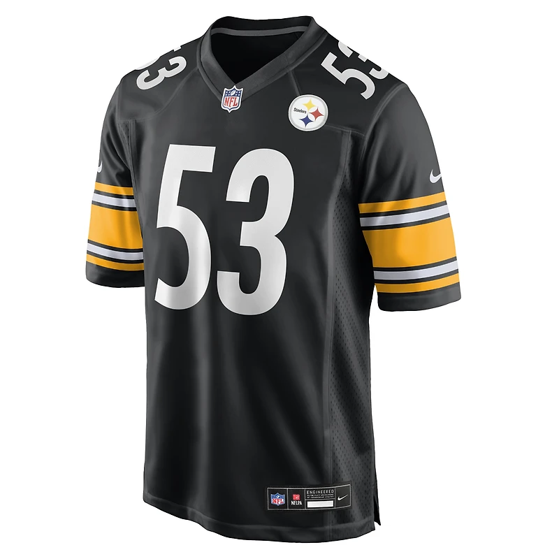 Men's Nike JaWhaun Bentley  Black Pittsburgh Steelers Team Game Jersey