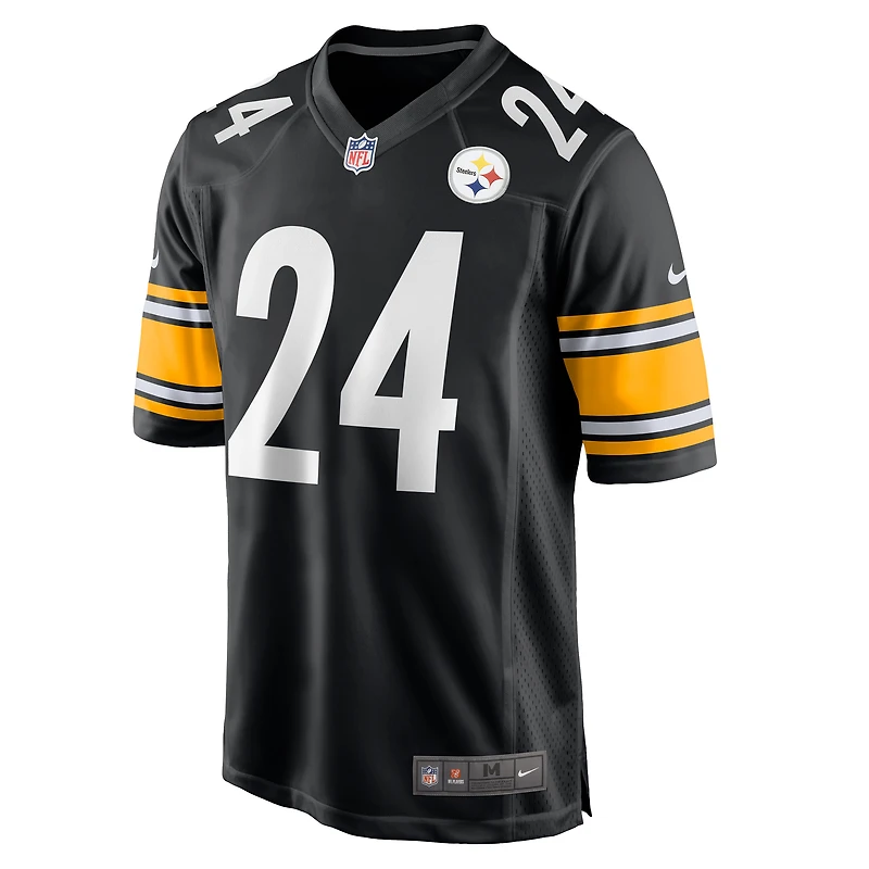 Men's Nike Joey Porter Jr. Black Pittsburgh Steelers  Game Jersey