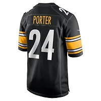Men's Nike Joey Porter Jr. Black Pittsburgh Steelers  Game Jersey