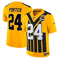 Men's Nike Joey Porter Jr. Gold Pittsburgh Steelers Alternate 1933 Throwback Vapor F.U.S.E. Limited Jersey
