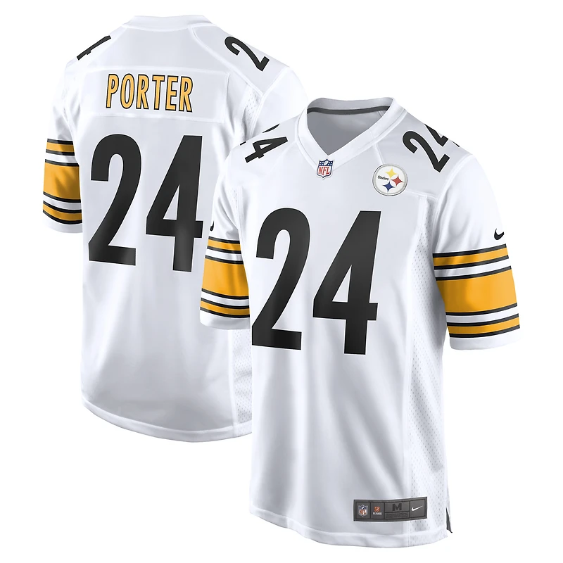Maillot de match extérieur Pittsburgh Steelers Nike Joey Porter Jr. pour homme, blanc