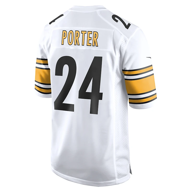 Maillot de match extérieur Pittsburgh Steelers Nike Joey Porter Jr. pour homme, blanc