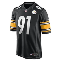 Men's Nike Logan Lee  Black Pittsburgh Steelers Game Jersey