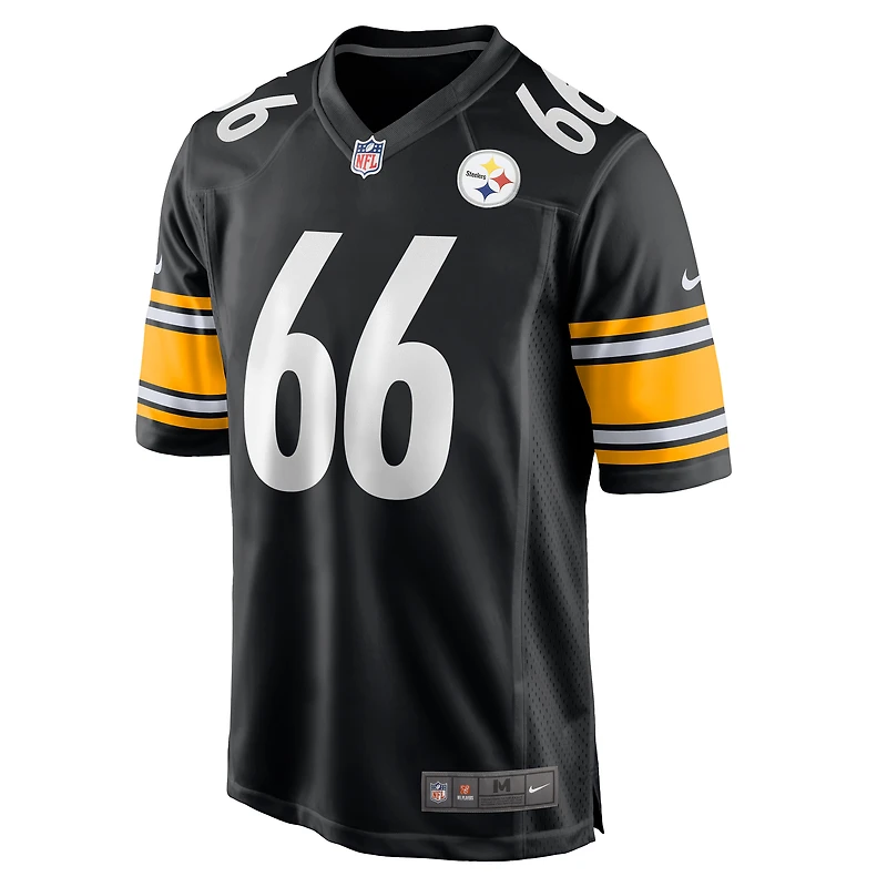 Maillot de match Nike Mason McCormick noir des Steelers Pittsburgh pour homme
