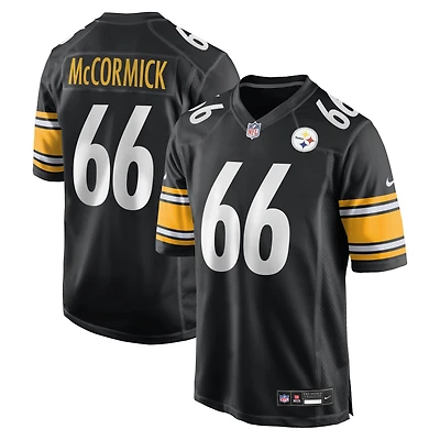 Maillot de match Nike Mason McCormick noir des Steelers Pittsburgh pour homme