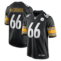 Maillot de match Nike Mason McCormick noir des Steelers Pittsburgh pour homme