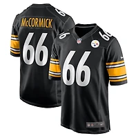 Maillot de match Nike Mason McCormick noir des Steelers Pittsburgh pour homme