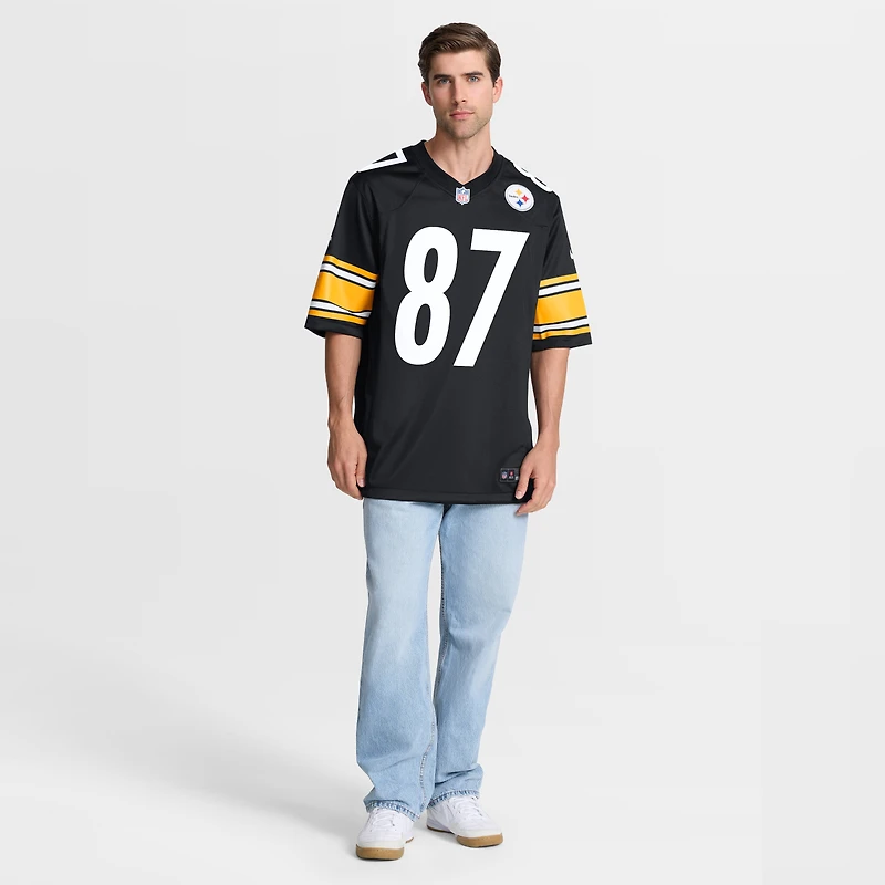 Men's Nike Matt Sokol  Black Pittsburgh Steelers Team Game Jersey