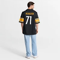 Maillot de match Nike Max Iheanachor noir pour homme, Pittsburgh Steelers, choix premier tour du repêchage NFL 2026, numéro 21