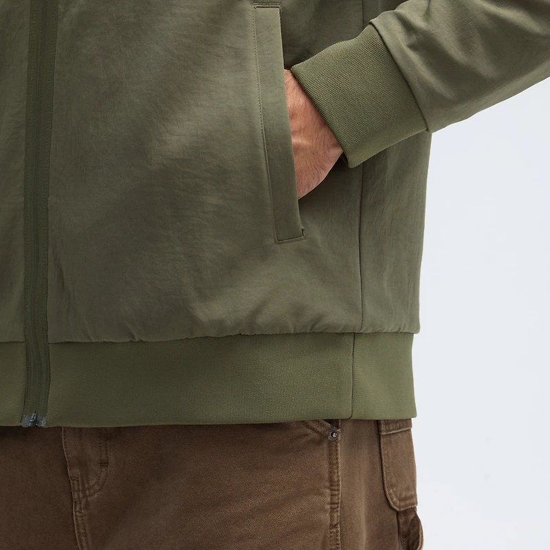 Veste aviateur Nike Olive Pittsburgh Steelers 2025 Salute to Service Sideline entièrement zippée pour homme