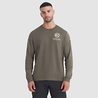 T-shirt Nike Olive Pittsburgh Steelers 2025 Salute to Service Sideline à manches longues pour homme