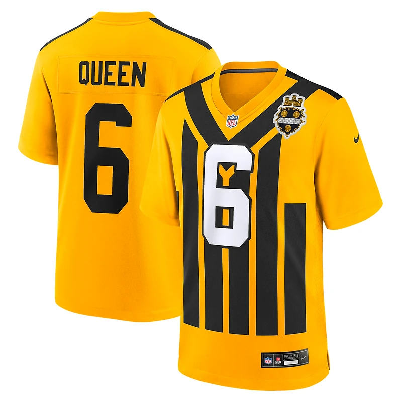 Maillot Nike Patrick Queen Gold Alternate Game pour homme des Pittsburgh Steelers