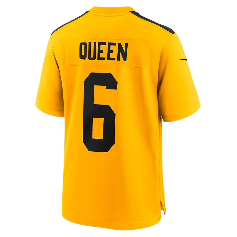 Men's Nike Patrick Queen Gold Pittsburgh Steelers Alternate 1933 Throwback Game Jersey