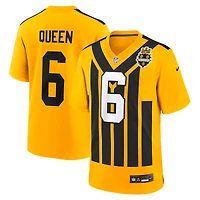 Men's Nike Patrick Queen Gold Pittsburgh Steelers Alternate 1933 Throwback Game Jersey