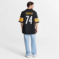 Men's Nike Spencer Anderson  Black Pittsburgh Steelers Game Jersey