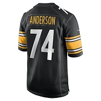 Men's Nike Spencer Anderson  Black Pittsburgh Steelers Game Jersey