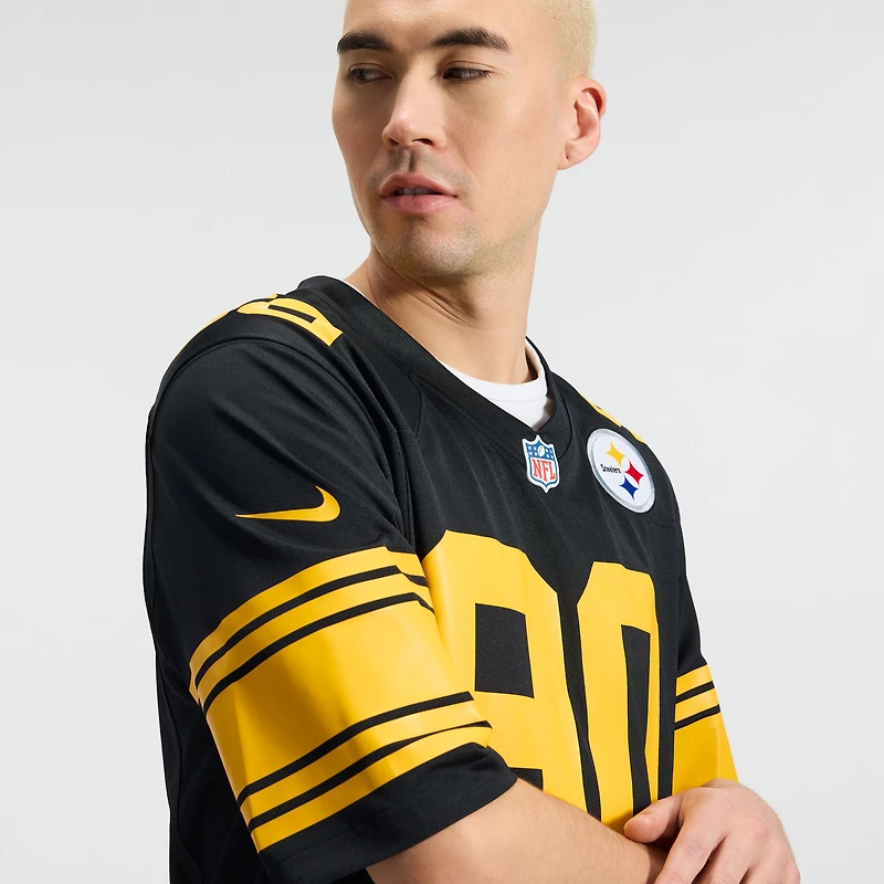 Men's Nike T.J. Watt Black Pittsburgh Steelers Alternate Game Jersey