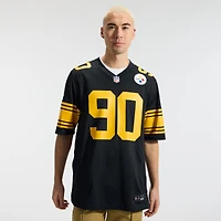 Men's Nike T.J. Watt  Black Pittsburgh Steelers Alternate Game Jersey