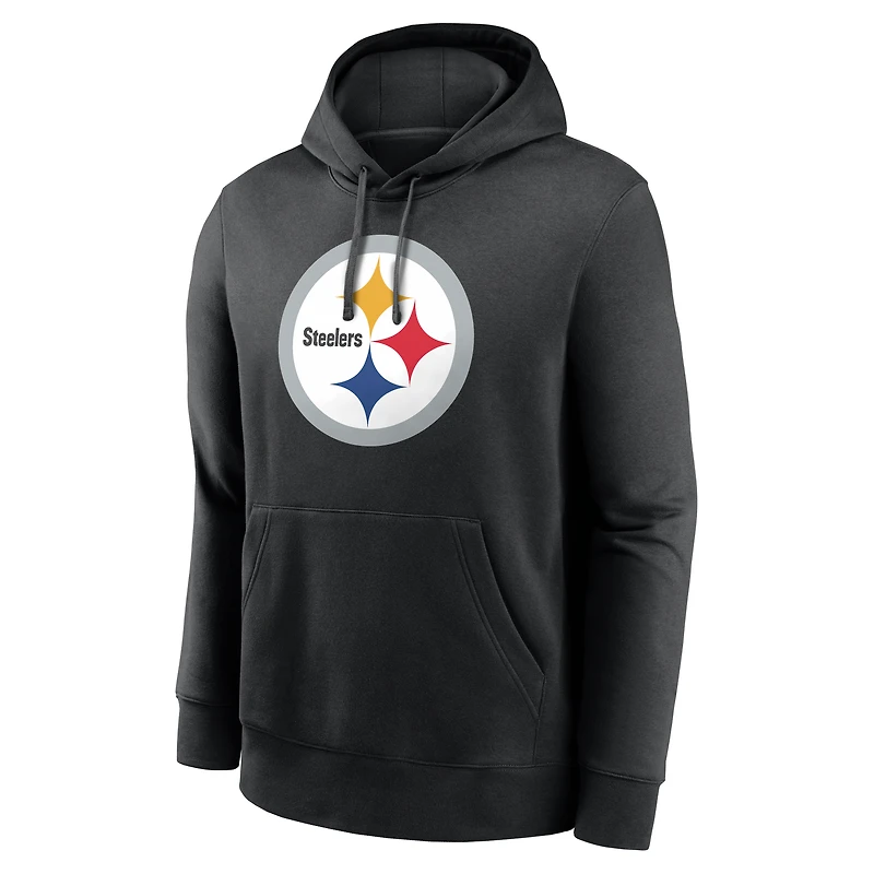 Sweat à capuche Nike T.J. Watt noir Pittsburgh Steelers pour homme