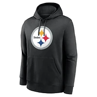 Sweat à capuche Nike T.J. Watt noir Pittsburgh Steelers pour homme