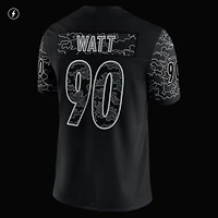 Men's Nike T.J. Watt Black Pittsburgh Steelers RFLCTV - Limited Jersey