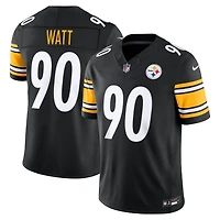Maillot Nike T.J. Watt noir Pittsburgh Steelers Vapor F.U.S.E. édition limitée cousue pour homme