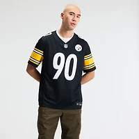 Men's Nike T.J. Watt Black Pittsburgh Steelers Vapor F.U.S.E. Stitched Limited Jersey