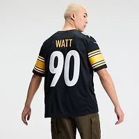 Men's Nike T.J. Watt Black Pittsburgh Steelers Vapor F.U.S.E. Stitched Limited Jersey