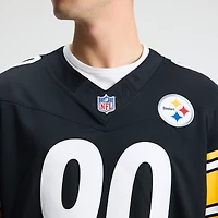 Men's Nike T.J. Watt Black Pittsburgh Steelers Vapor F.U.S.E. Stitched Limited Jersey