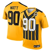 Haut Nike T.J. Watt Gold pour homme, joueur de performance légendaire rétro des Steelers Pittsburgh, version alternative 1933