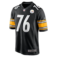 Men's Nike Troy Fautanu Black Pittsburgh Steelers  Player Game Jersey