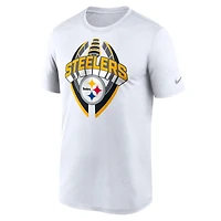Men's Nike White Pittsburgh Steelers Legend Icon Performance T-Shirt