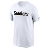 Men's Nike Pittsburgh Steelers Primetime Wordmark Essential T-Shirt