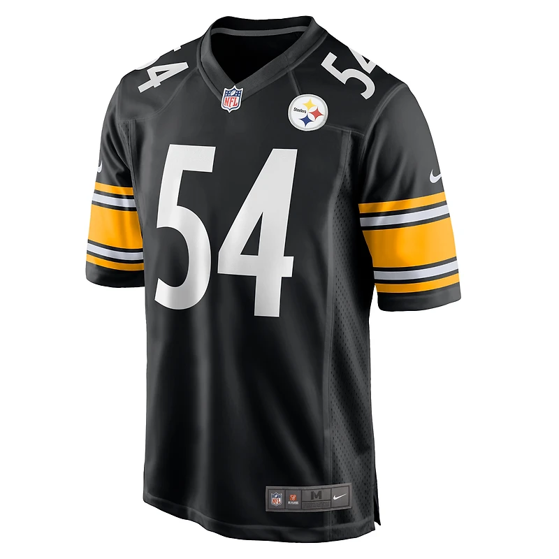 Maillot de match Nike Zach Frazier pour hommes, noir, Pittsburgh Steelers
