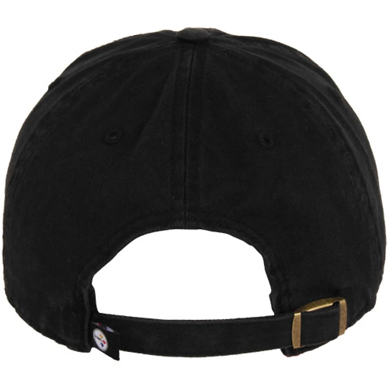 Casquette ajustable Pittsburgh Steelers '47 Brand noire Cleanup pour homme