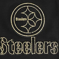 Men's Pro Standard Black Pittsburgh Steelers Classic Chenille Pullover Hoodie