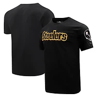 T-shirt classique Pro Standard noir Pittsburgh Steelers pour hommes