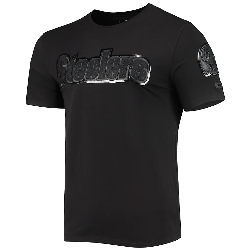 Chemise Pro Standard noire avec logo des Steelers de Pittsburgh pour hommes