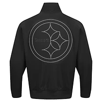 Veste zippée en sergé Paint The City Pro Standard noire pour homme des Pittsburgh Steelers