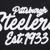 Veste zippée en sergé Paint The City Pro Standard noire pour homme des Pittsburgh Steelers