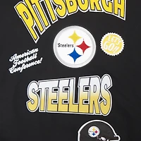 Sweat-shirt à enfiler épaules tombantes Turn It Up Pro Standard pour homme, noir, des Steelers de Pittsburgh