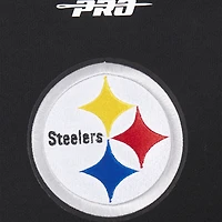 Sweat-shirt à enfiler épaules tombantes Turn It Up Pro Standard pour homme, noir, des Steelers de Pittsburgh
