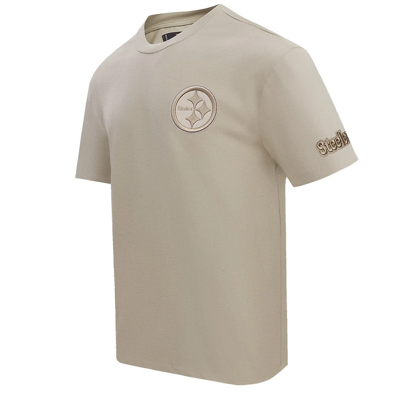 Men's Pro Standard Tan Pittsburgh Steelers Drop Shoulder T-Shirt