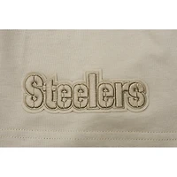 T-shirt à épaules tombantes Pro Standard Tan pour homme des Steelers de Pittsburgh