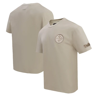 T-shirt à épaules tombantes Pro Standard Tan pour homme des Steelers de Pittsburgh