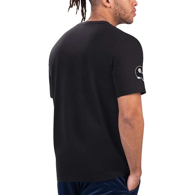 T-shirt Starter noir/or pour hommes, Pittsburgh Steelers Finish Line