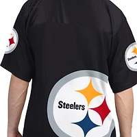 Men's Starter Black/White Pittsburgh Steelers Short Sleeve & Long T-Shirt Combo Pack