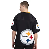 Men's Starter Black/White Pittsburgh Steelers Short Sleeve & Long T-Shirt Combo Pack
